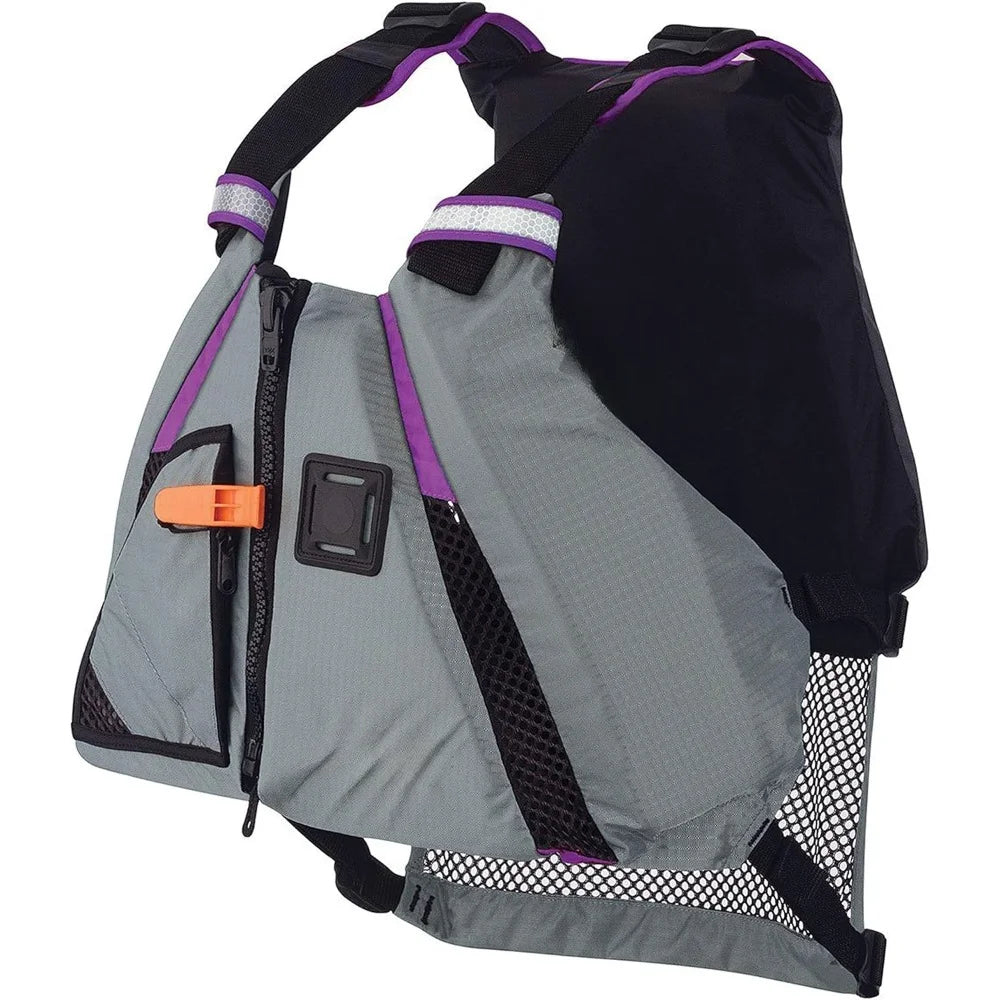 Life Jacket Expandable Zippered Pockets