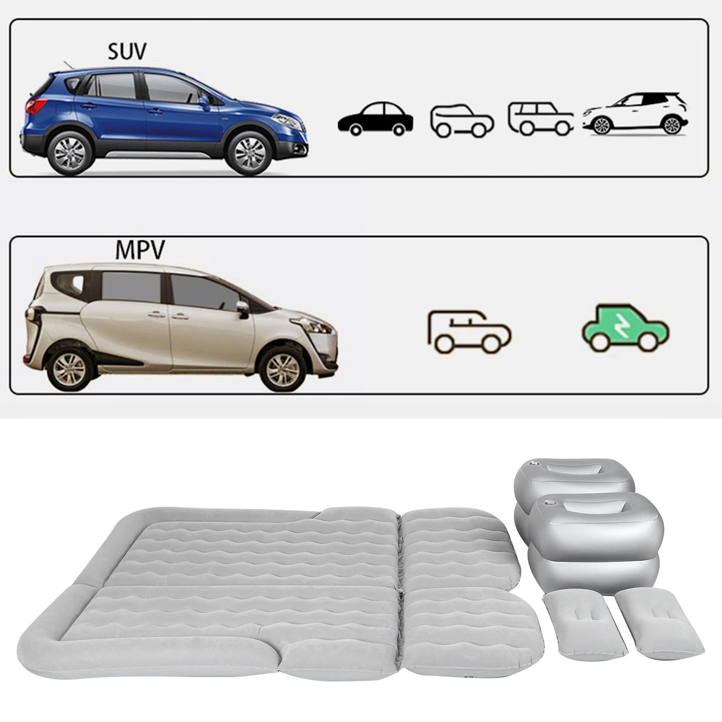 Camping Bed Car Air Bed Car Air Mattress Vehicle Inflatable