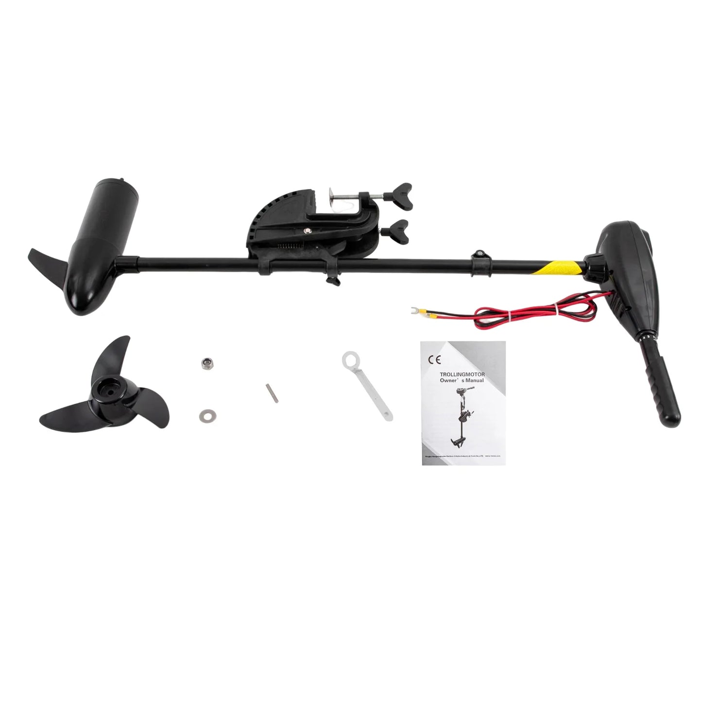 24V 85lbs 1.6HP 1152W Electric Outboard Brush Engine Heavy Duty Electric Trolling Motor