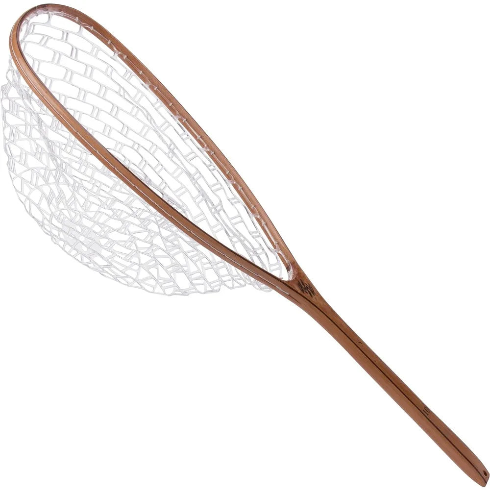 35" Fly Fishing Fish-Safe Net (Burl Wood)