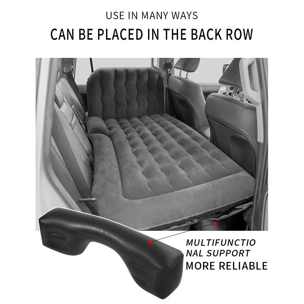 Black/Gray/ Beige Inflatable Bed Air Travel Mattress For General SUV Small cand Medium Car