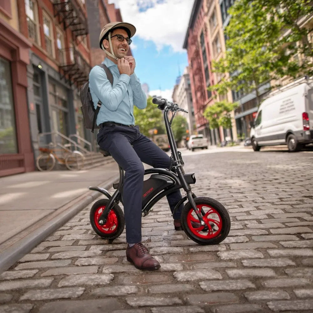 Bolt Folding Electric Ride-On Bike, Easy-Folding