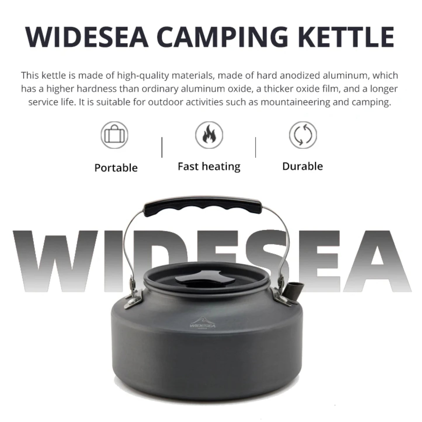 New Camping Cookware Set Outdoor Pot Tableware Kit