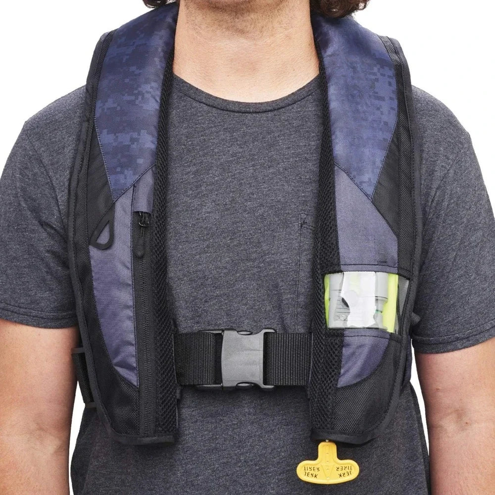 40 Automatic/Manual Inflatable PFD Life Jacket