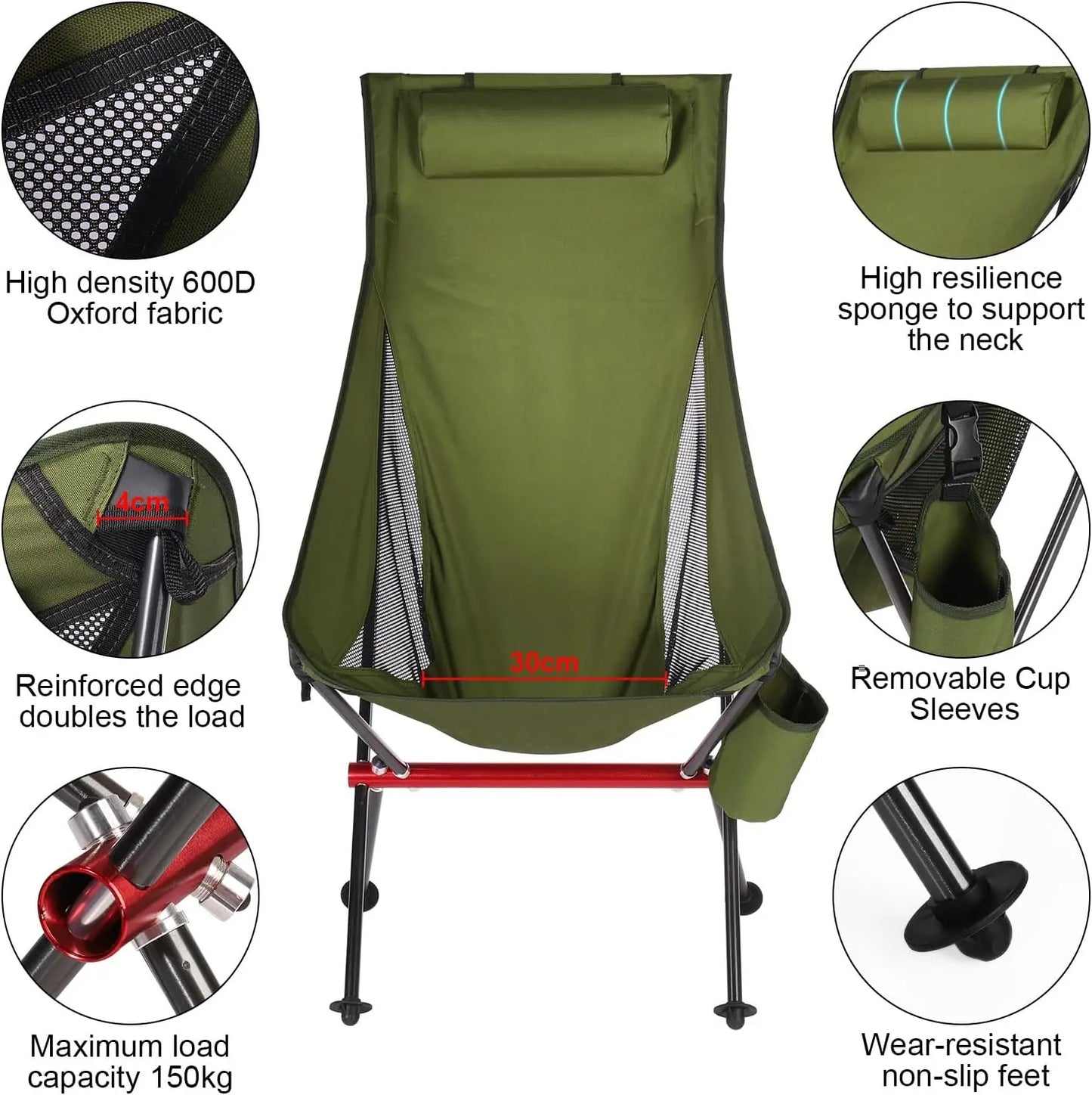 Outdoor Camping Ultralight Folding Chair