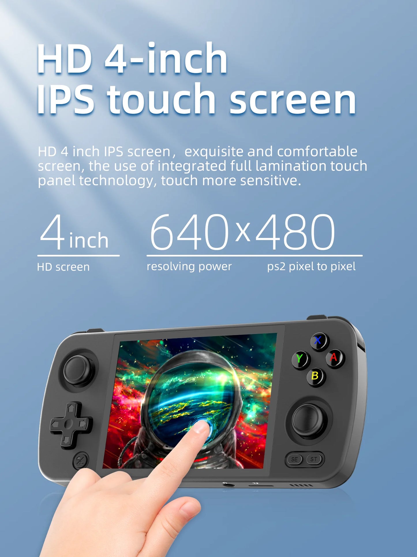 ANBERNIC RG405M Metal Handheld Game Console Android 12 System Unisoc Tiger T618 4 Inch IPS Screen