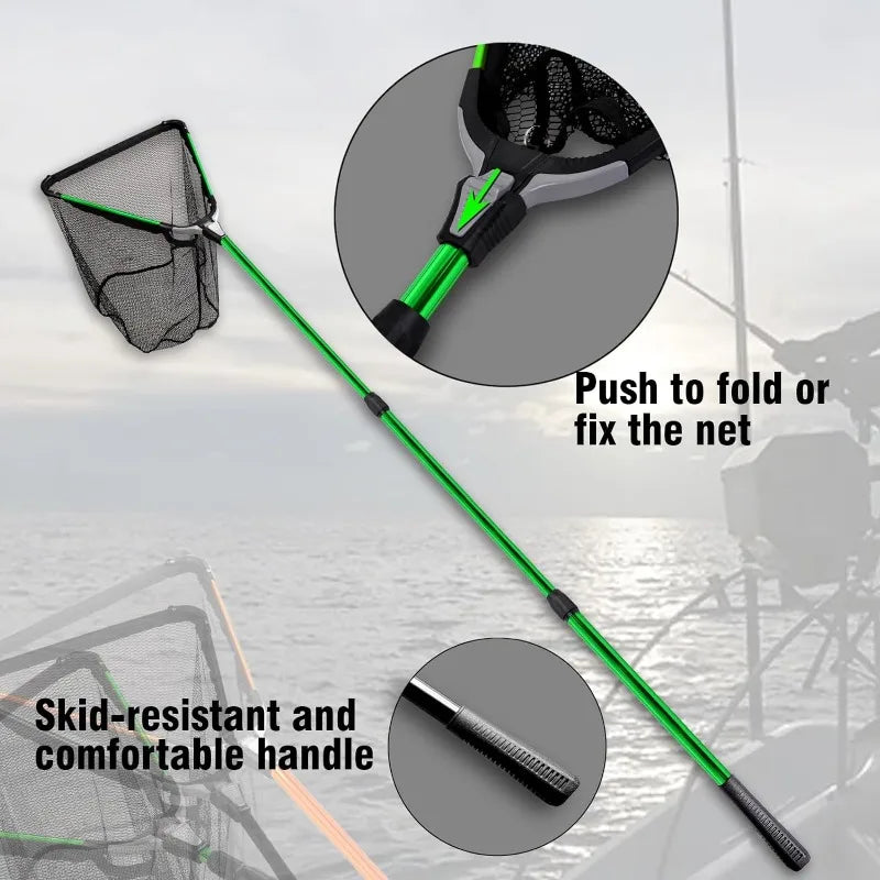 Fiblink Folding Aluminum Fishing Landing Net