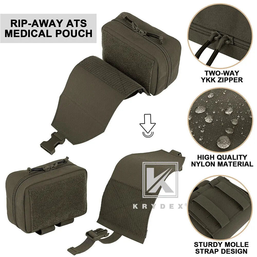 KRYDEX 500D Tactical First Aid IFAK Pouch