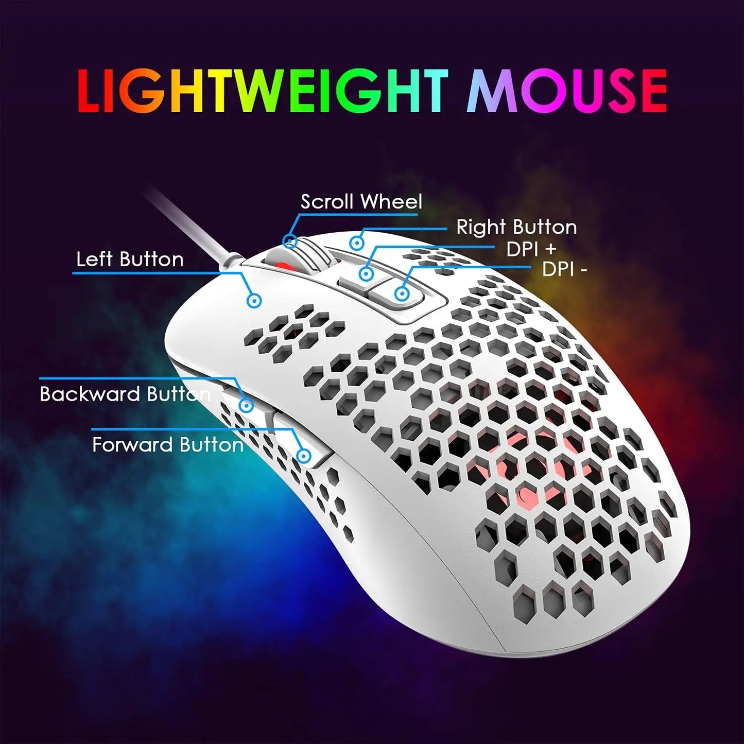 Ziyoulang 383 Ultralight Wired Gaming Mouse