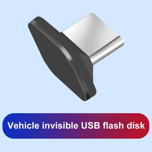 16GB 32GB 64GB Mini Car U Disk Portable Type-C Flash Drive Memory Stick Built-in music Pendrive Plug and Play for Car Computer