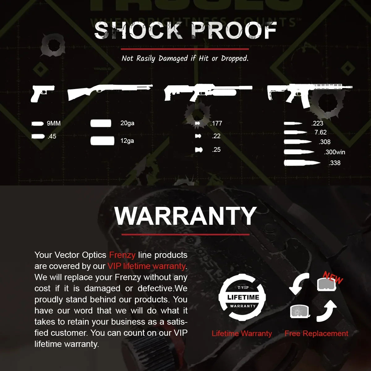 Vector Optics Frenzy-S 1x17x24 MOS Multi Reticle Pistol Reflex Sight