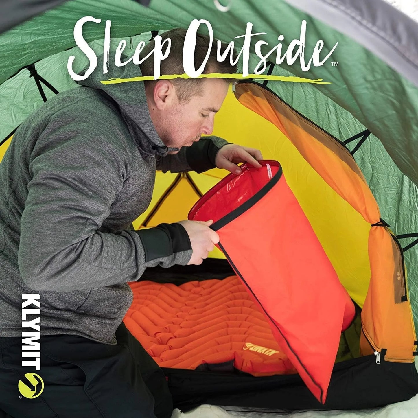 Insulated Double V Inflatable Sleeping Pad