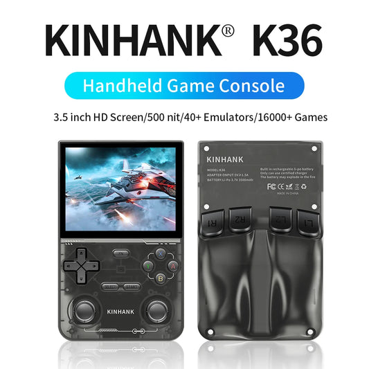 Open Source K36 Retro Handheld Video Game Console 16000 Games