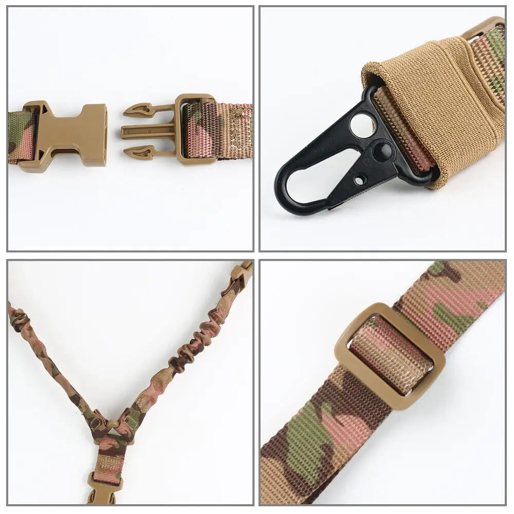 Tactical Single Point Gun Sling Shoulder Strap