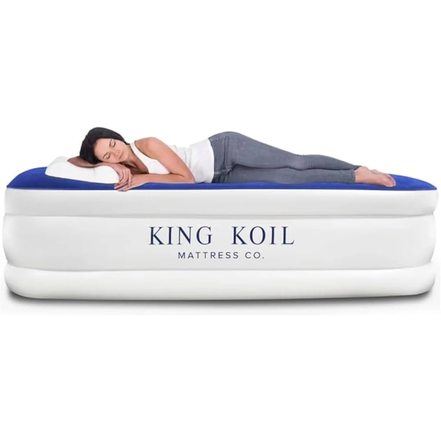 Luxury Full Size Air Mattress with Built-in Pump