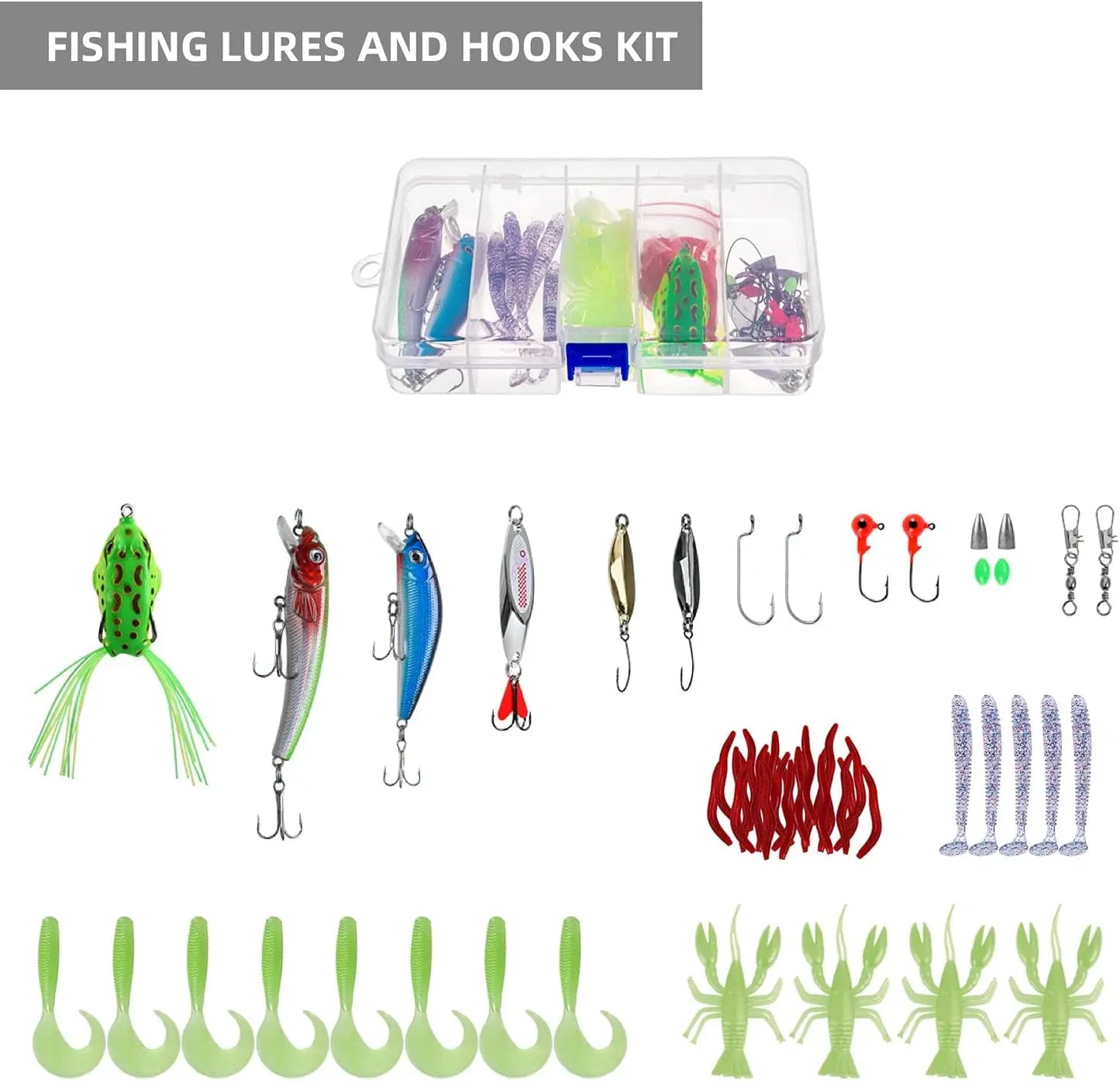 Fishing Rod Kit, Telescopic Fishing Rod and Reel Combos Full Set