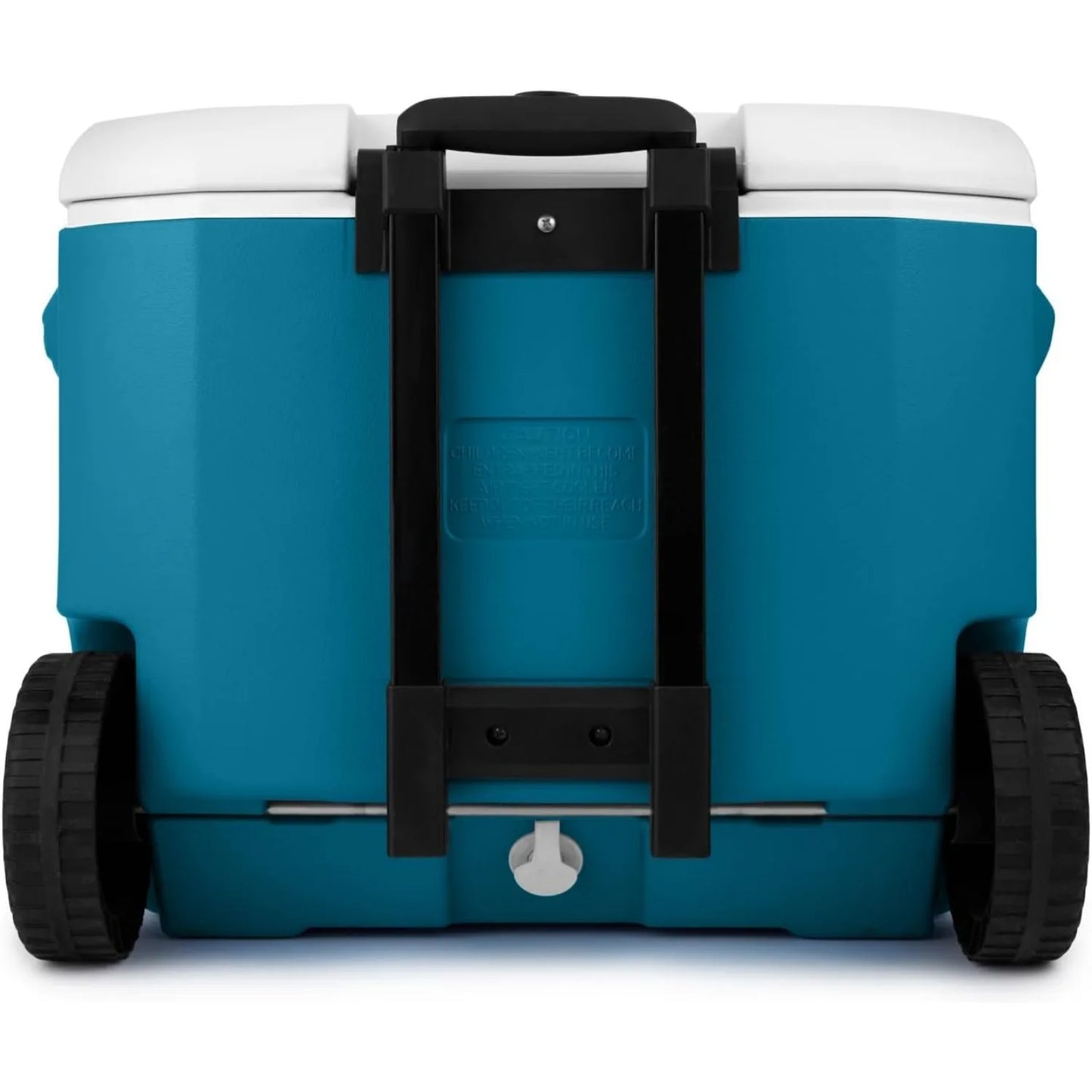 Coleman Chiller Series 60qt Wheeled Portable Cooler, Insulated Hard Cooler with Ice Retention & Heavy-Duty Wheels & Handle