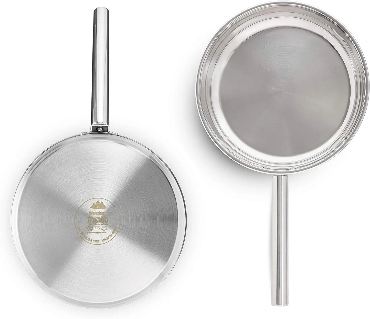 Camping Cookware Set 304 Stainless Steel 8-Piece Pots & Pans