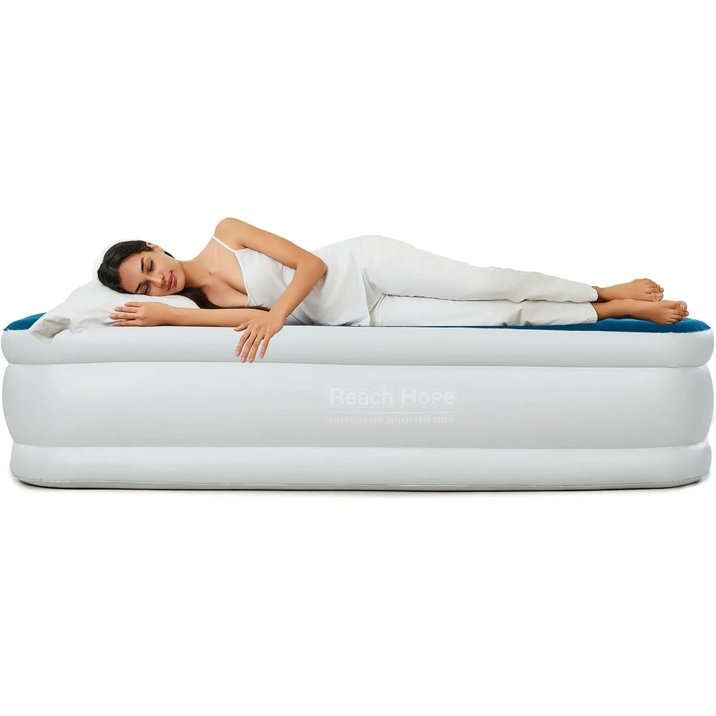 Air Mattress Queen Size with Built-in Pump Firm Support