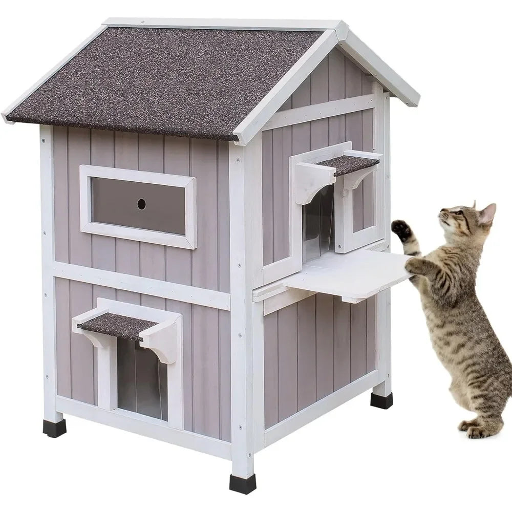 Bed for Cats Weatherproof Outdoor Cat House