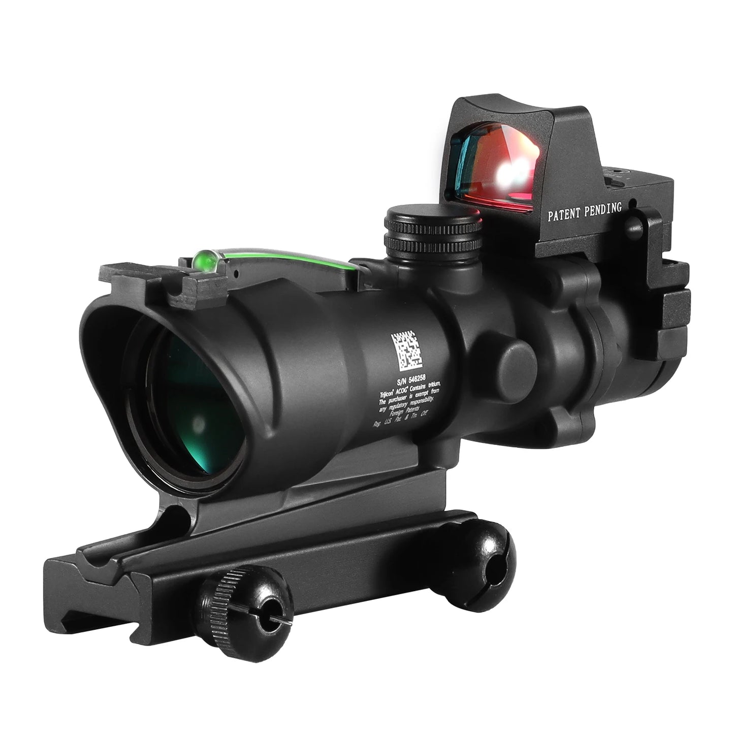 Adjustable 4x32 Red Dot 1x  4x Scope RMR Red Dot Tactical Scope