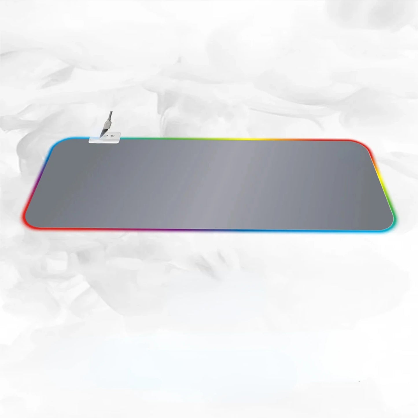 MPR800S Gaming Mouse Pad RGB Light Large Keyboard Cover Non-Slip Rubber Base