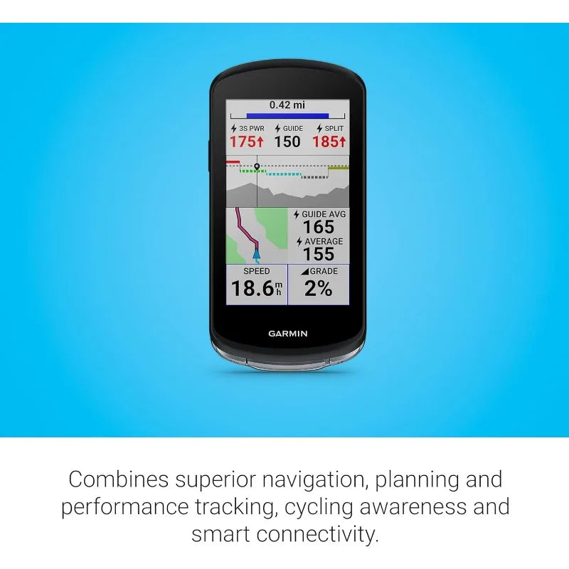 Garmin Edge® 1040, GPS Bike Computer, On and Off-Road, Spot-On Accuracy, Long-Lasting Battery