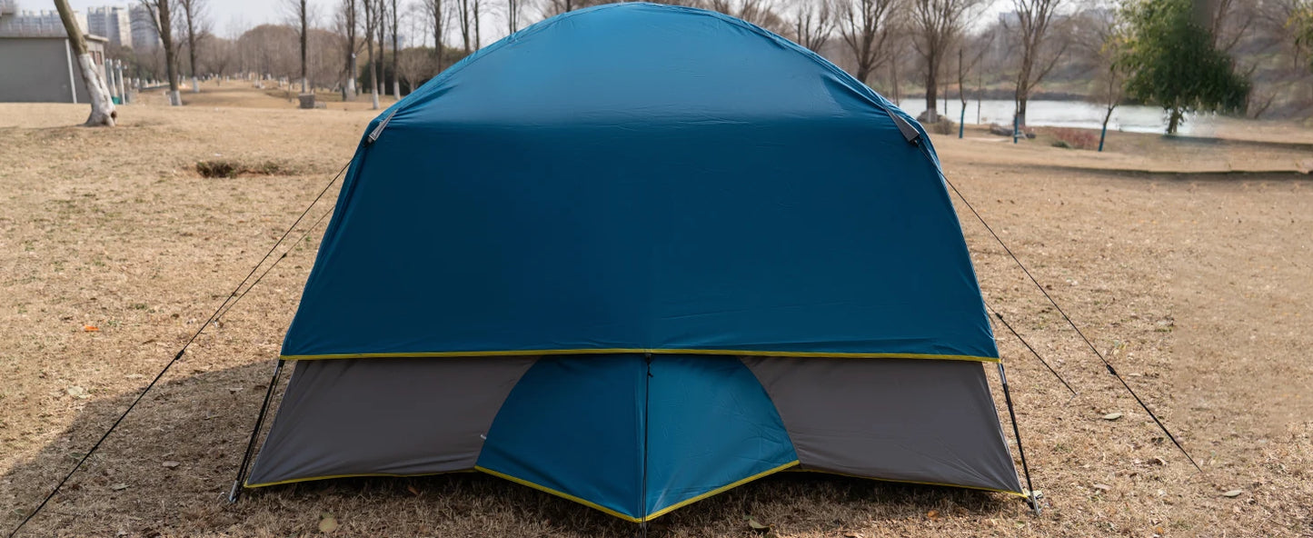 4 Person Blackout Camping Tent, Easy Setup Waterproof Family Dome Tent