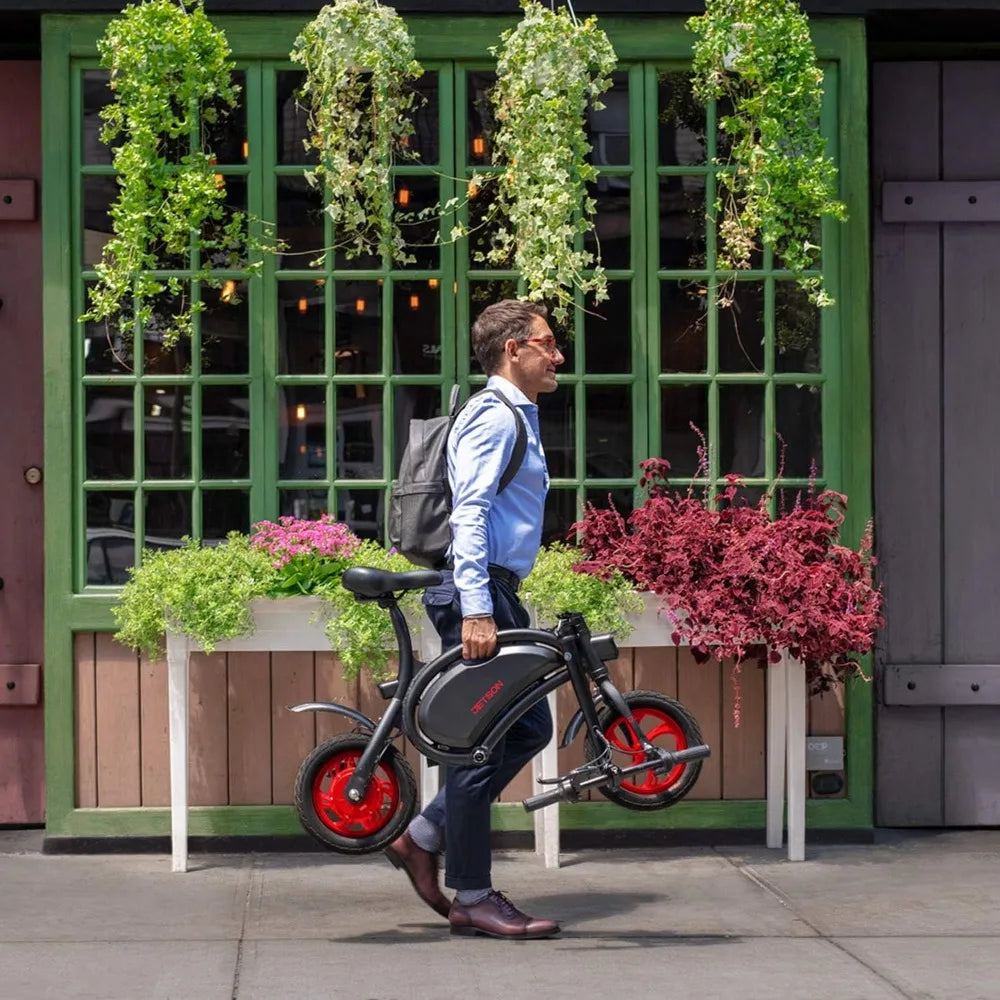 Bolt Folding Electric Ride-On Bike, Easy-Folding