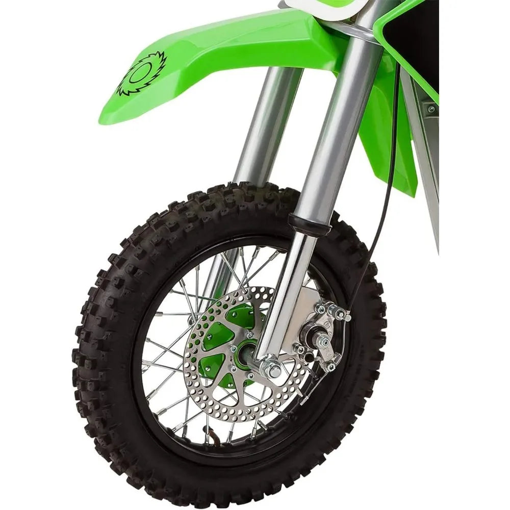 MX650 Dirt Rocket Electric-Powered Dirt Bike with Authentic Motocross Dirt Bike Geometry, Rear-Wheel Drive, High-Torque