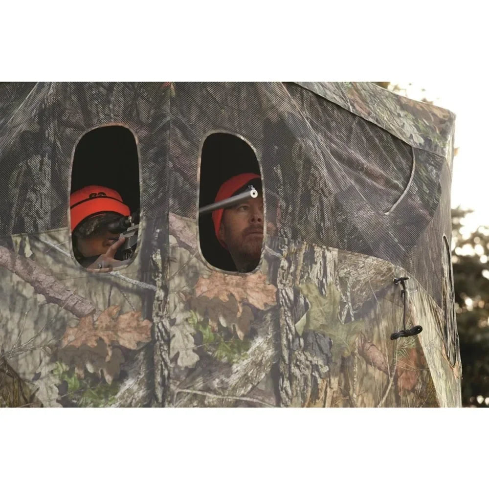 6 Foot Tripod Hunting Tower Blind, 2-Man Stand Elevated