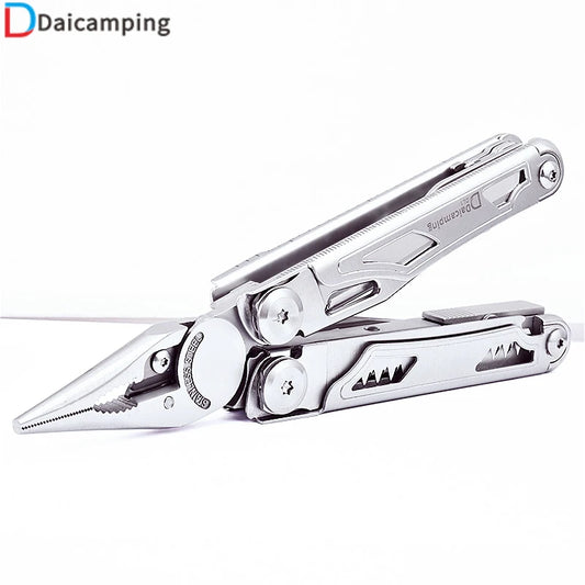 Daicamping DL1 Multi Tools Kit /Clip Pliers Extra Cutter BICYCL Car Multifunctional Multitools EDC Folding Knife Hand Tools Sets