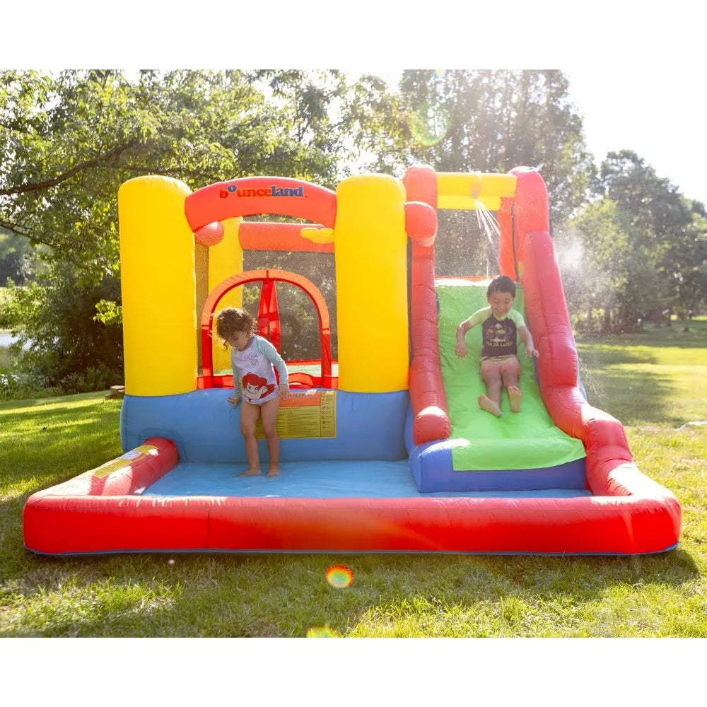 Bounceland Jump and Splash Adventure Bounce House or Water Slide All in one