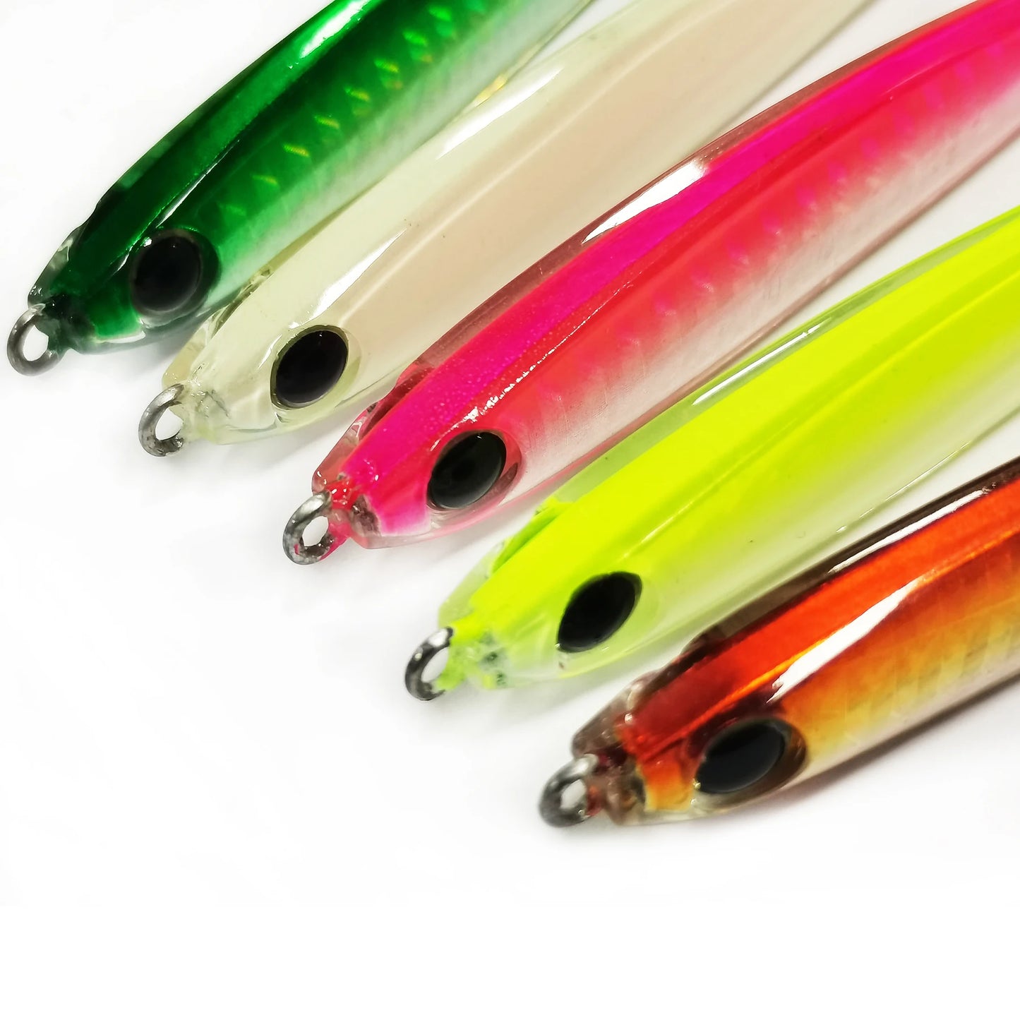 5pcs Epoxy Resin Jigs Epoxy Fishing Jig Lure  Mixed Colors