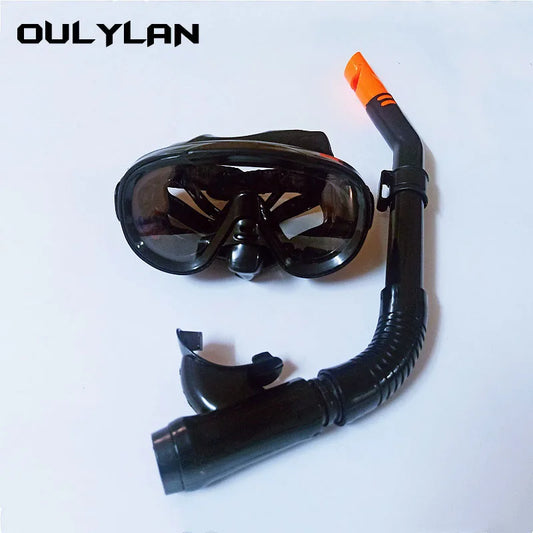 Oulylan Diving Goggles Swimming Tube Set Scuba Snorkel Diving Mask Snorkeling