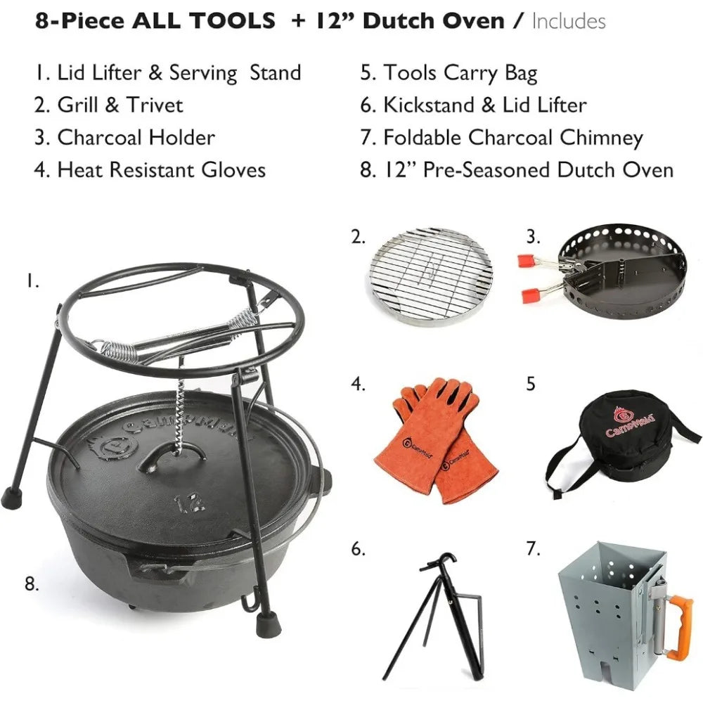 Cooking Set - Dutch Oven and Tools Set