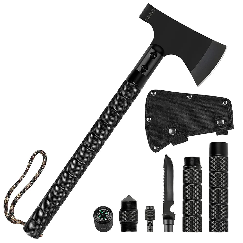 Foldable Tactical Axe Outdoor Multifunctional Survival Axe