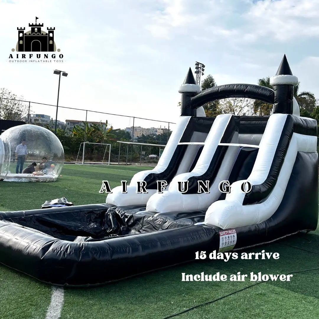 Commercial Grade Inflatable Water Slide with Splash Pool Bouncy Castle