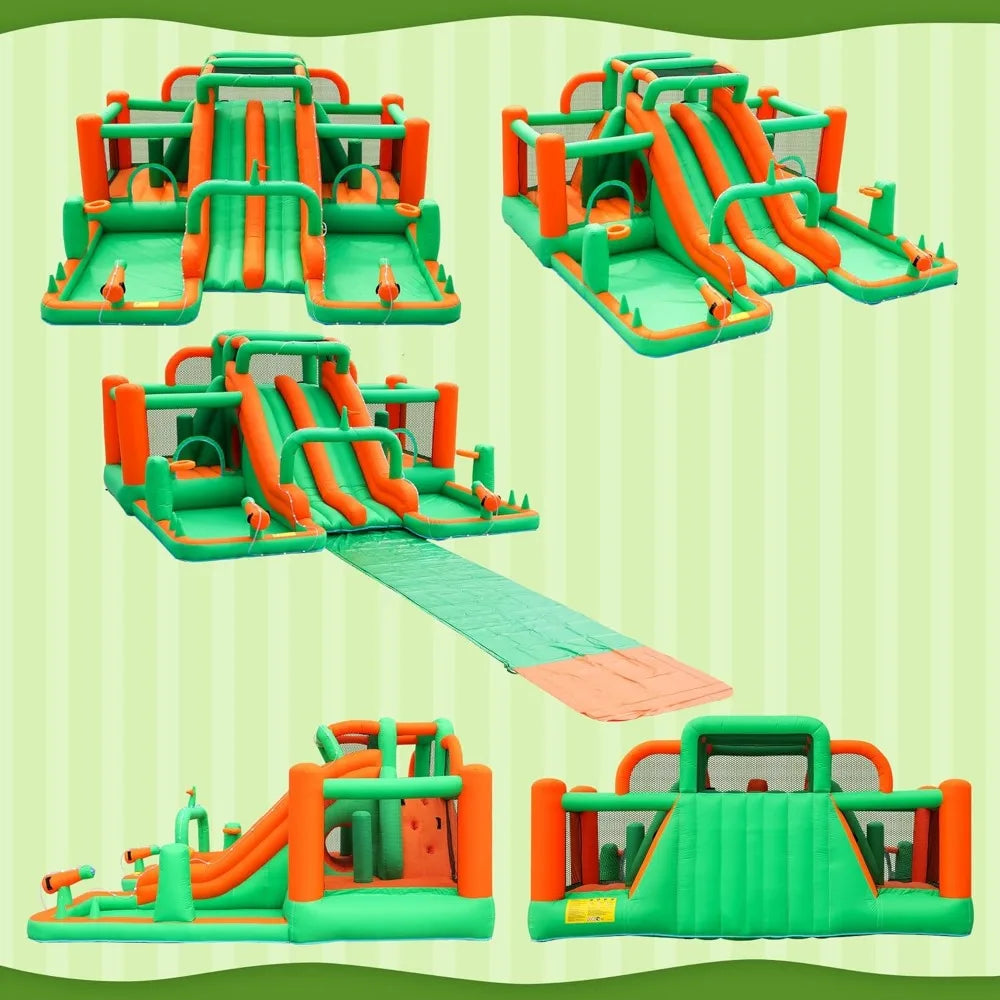 Big Water Slide for Kids Inflatable Waterslide Bouncy House Water Park