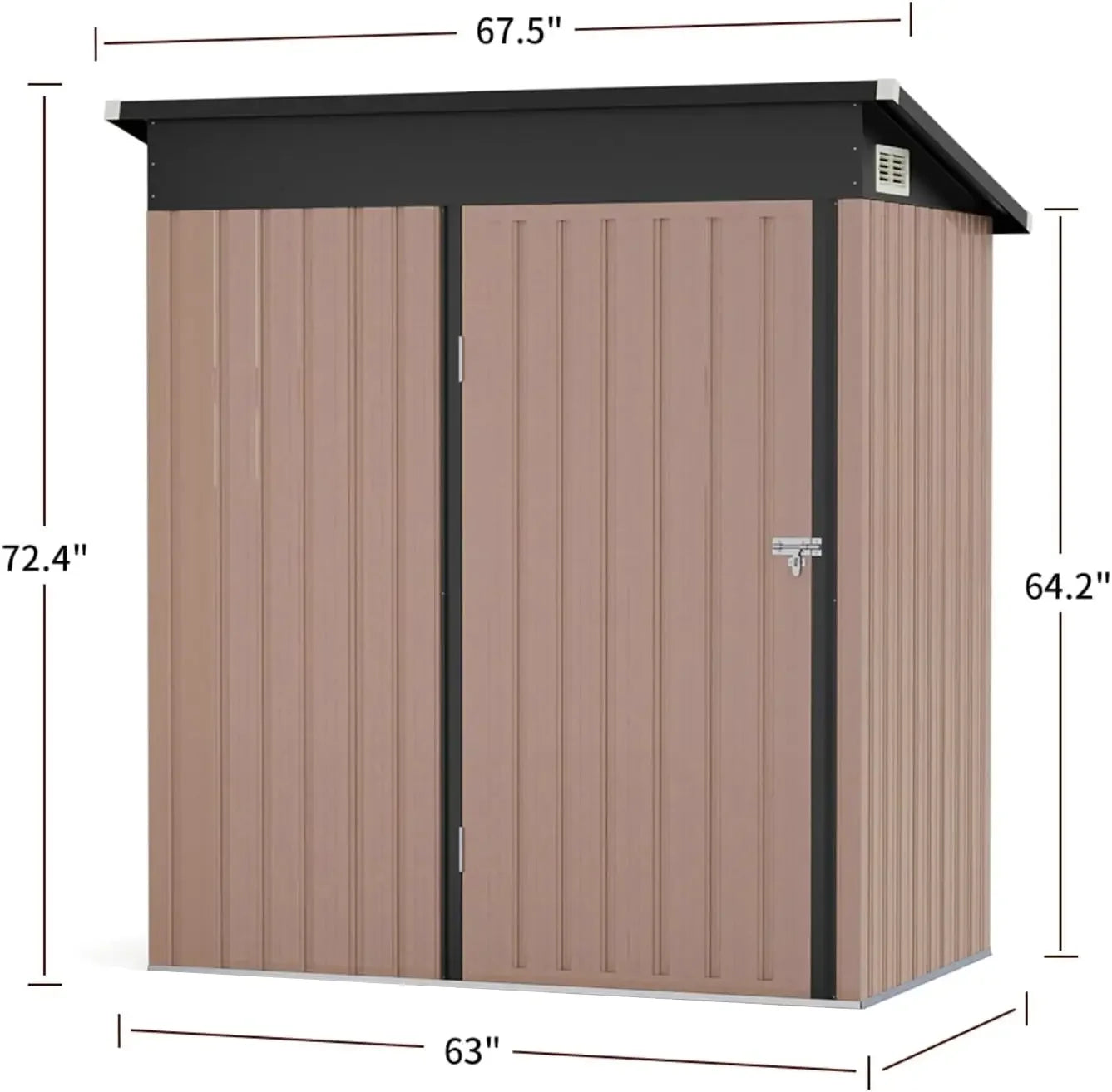 Resin Shed 5 X 3.1FT Outdoor Shed