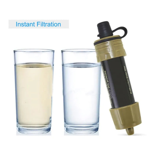 Mini Portable Filter With Water Purifier Straw Outdoor Survival