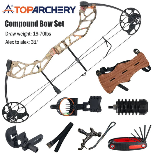 19-70LBS Compound Bow Set with Accessories