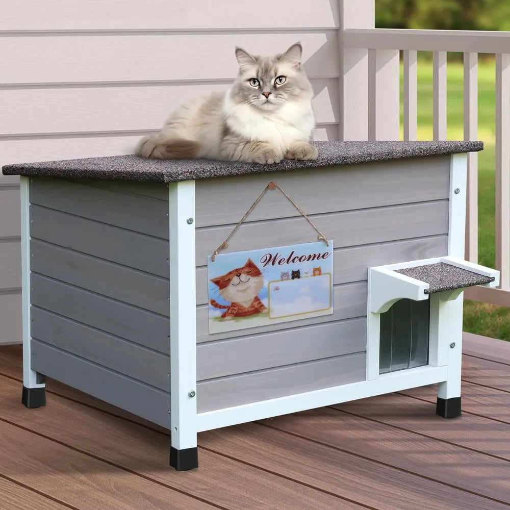 100% Insulated Outdoor Cat Houses for Winter Outdoor Cat Houses