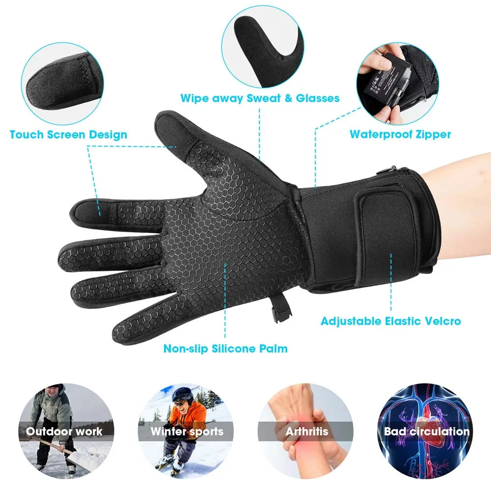 Rechargeable Electric Heated Glove Liners