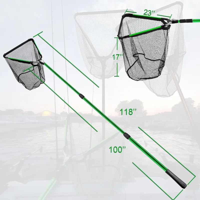 Fiblink Folding Aluminum Fishing Landing Net