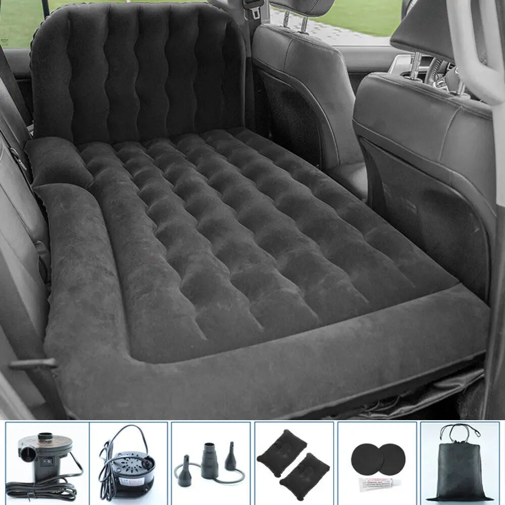 Air Travel Bed Flocking Bed SUV/Car 2 Pillow