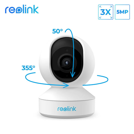 Reolink 5MP PTZ IP Camera 2.4G/5G WiFi Camera HD Indoor 3x Optical Zoom