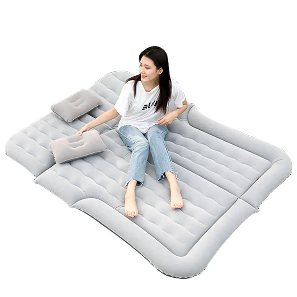 For SUV Truck Van Car Air Bed Inflatable Cushion Air Mattress Backseat with Pump