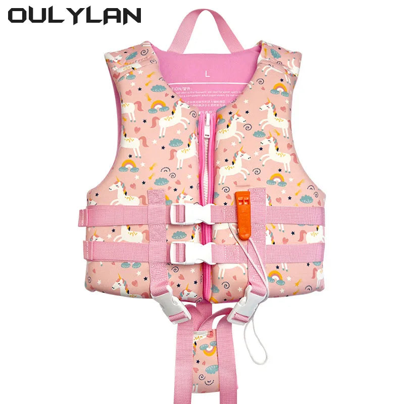 Oulylan Kids Swimming Lifesaving Life Jacket