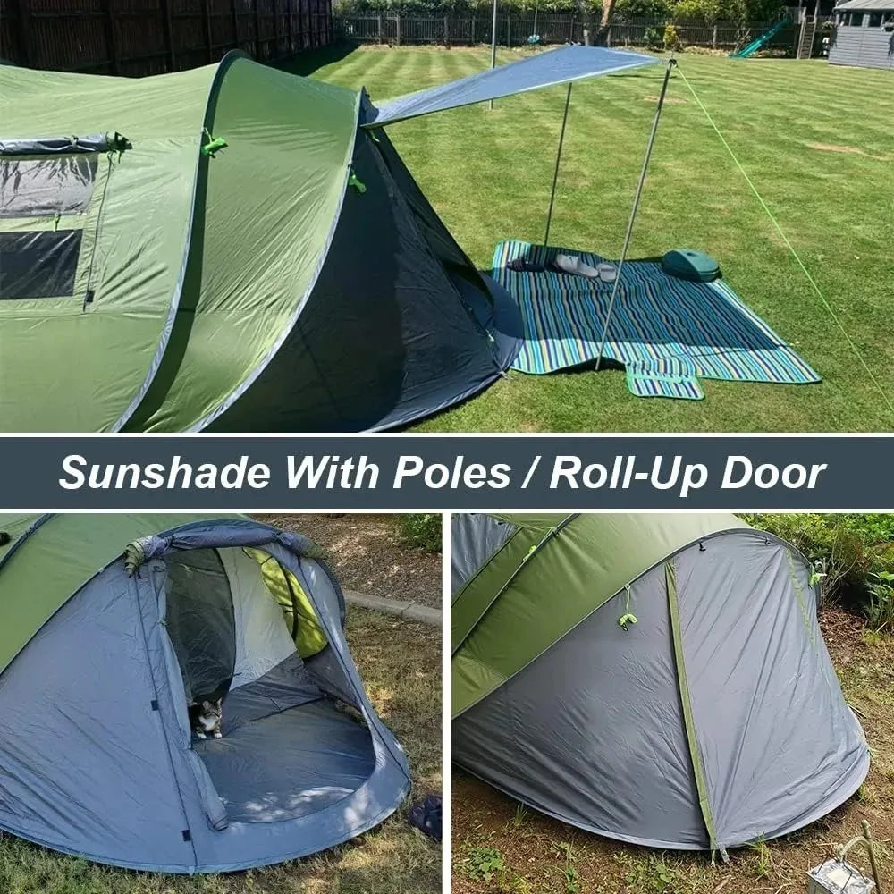 6 Person Easy Pop Up Tents for Camping